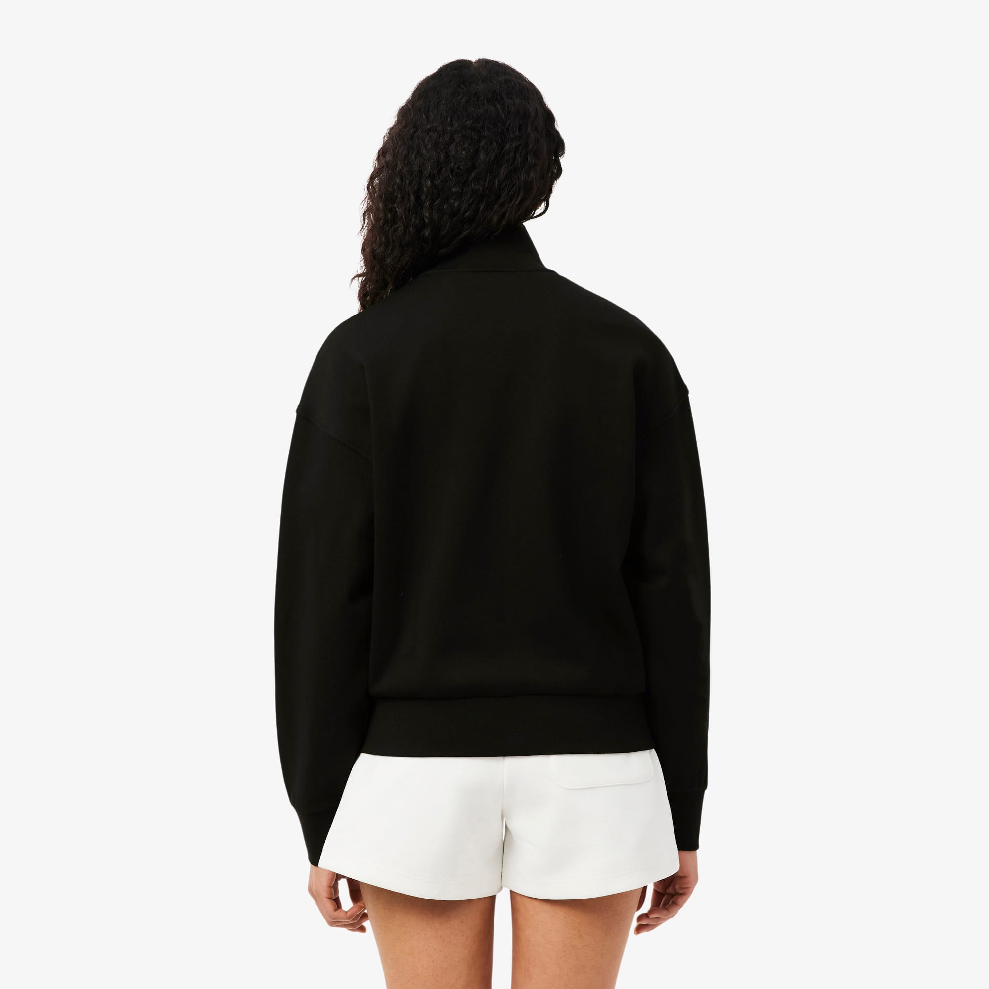 Relaxed Fit Zipped Badge Sweatshirt