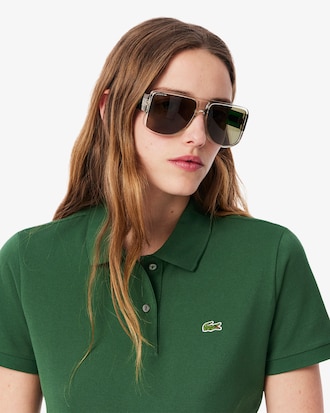 Polo de Petit Piqué Suave con Corte Regular para Mujer