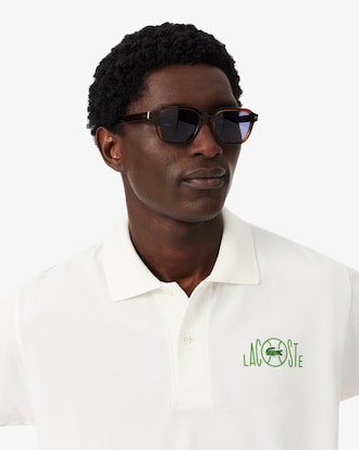 Classic Fit Graphic Branding Polo Shirt