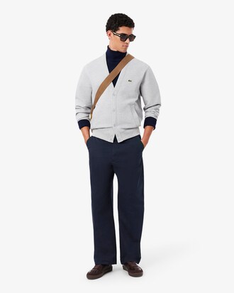 Pantal&oacute;n Chino de Corte Amplio de Algod&oacute;n El&aacute;stico