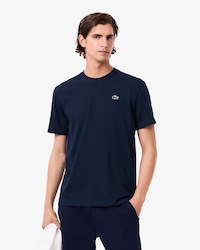 T-shirt à col rond Lacoste SPORT en coton mélangé respirant