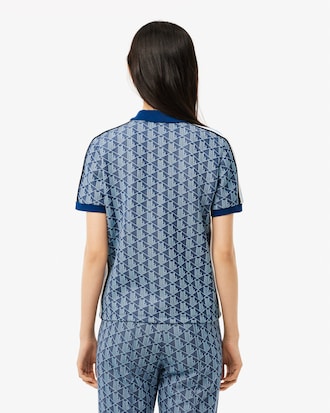 Women's Slim Fit Monogram Polo