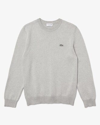 Men&rsquo;s Crew Neck Cotton and Cashmere Sweater