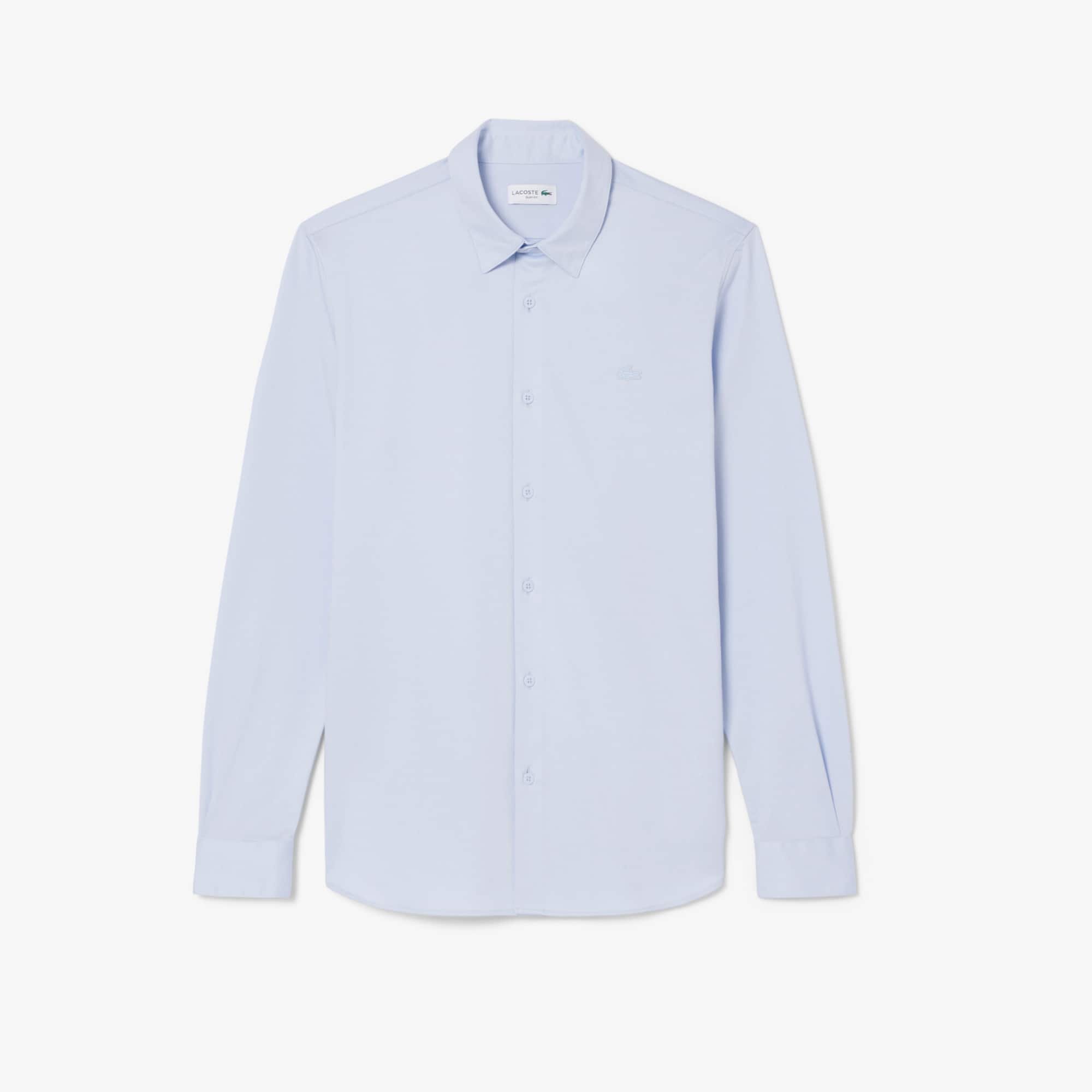 Slim Fit Cotton Blend Shirt