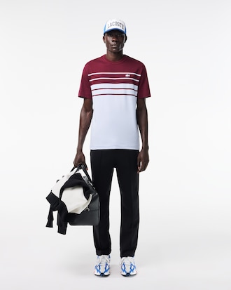 Men's Made In France Striped Heavy Cotton T-Shirt