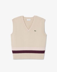 Girls' Sleeveless V-Neck Sweater