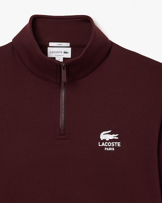 Unisex High-Neck Zip-Up Sweatshirt