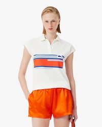 Polo regular fit Petit Piqu&eacute; rayures D&eacute;fil&eacute;