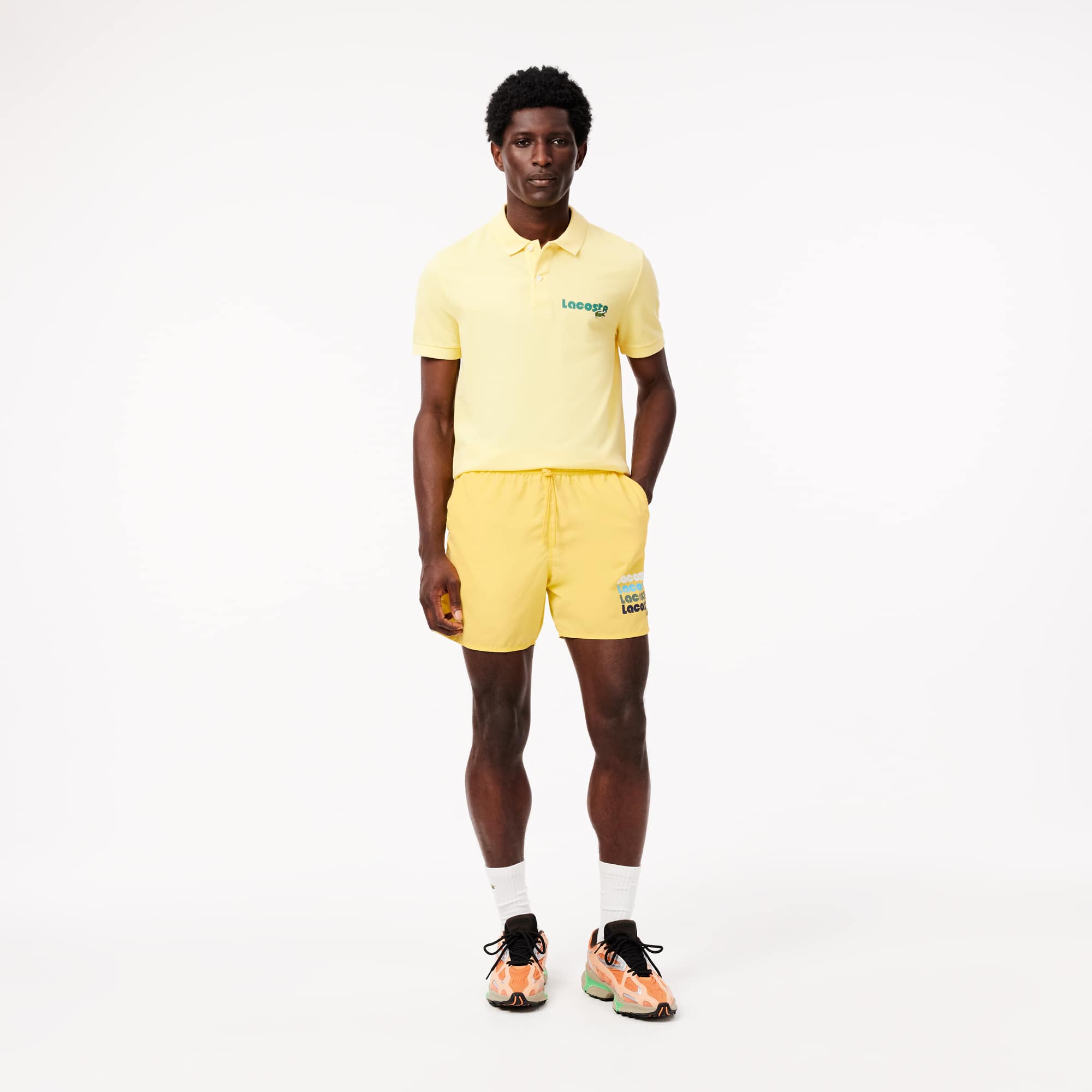 Men's Washed Effect Swim Trunks - Shorts & Swim - New In 2026