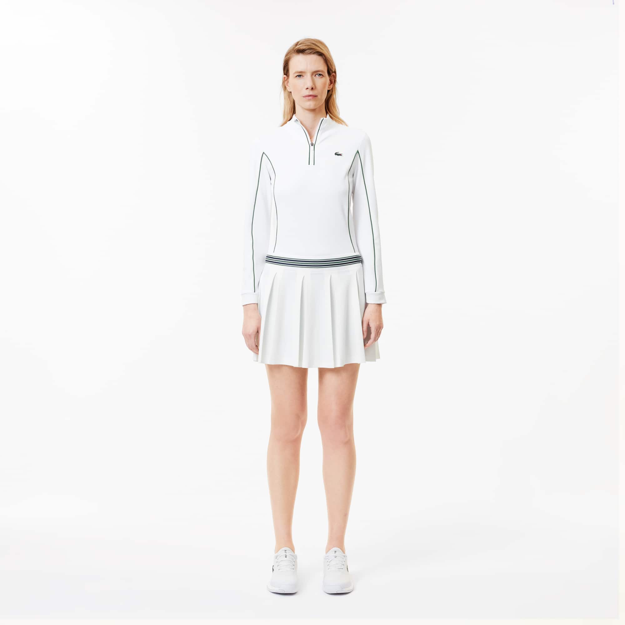 ★LACOSTE★ Women's ripstop skirt black JF718E-55G031 Women's Straight Wool Skirt - Shorts & Skirts - New In 2025