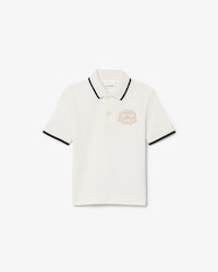 Badge Accent Petit Piqu&eacute; Polo Shirt