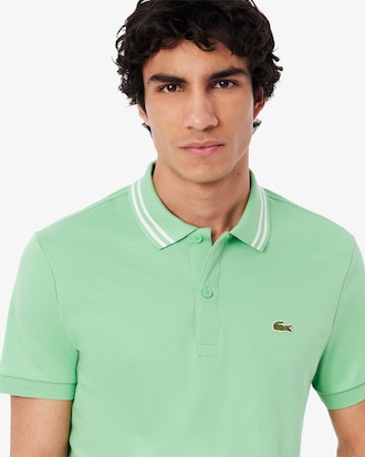 Polo de algodón Pima de corte regular para hombre