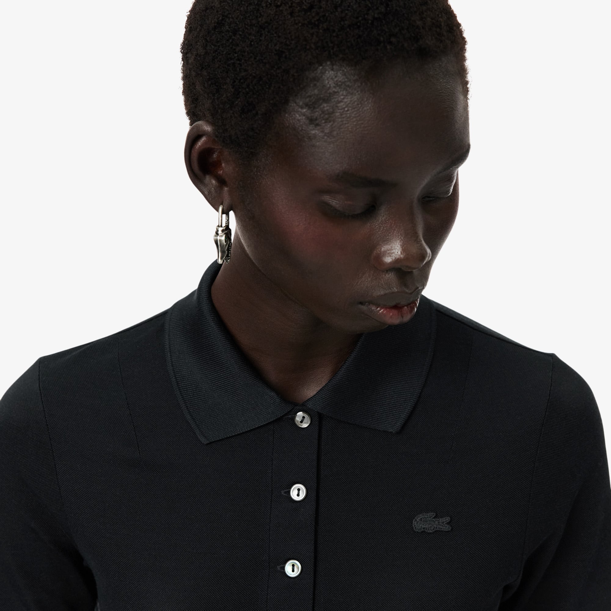 Runway Slim Fit Silk Mini-Piqué Polo Shirt