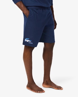 Men's Straight Fit Fleece Loungewear Shorts