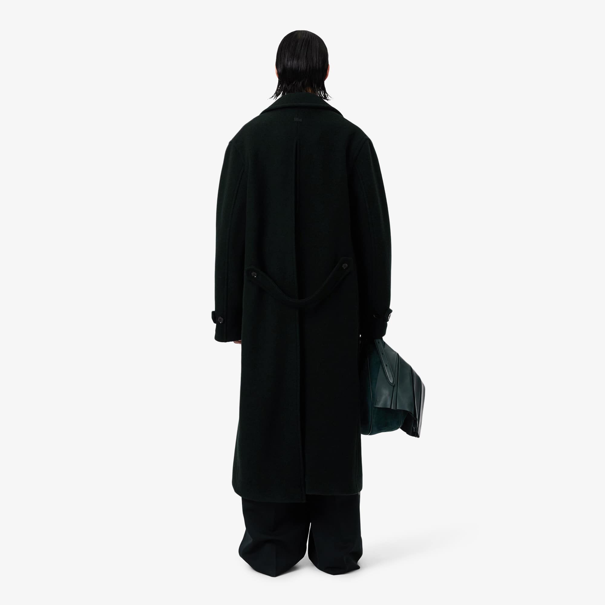 Runway Boiled Wool Coat - Jackets & Coats - New In 2026 | Lacoste