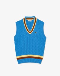 Men's Lacoste Classic Fit V-Neck Wool Vest Sweater