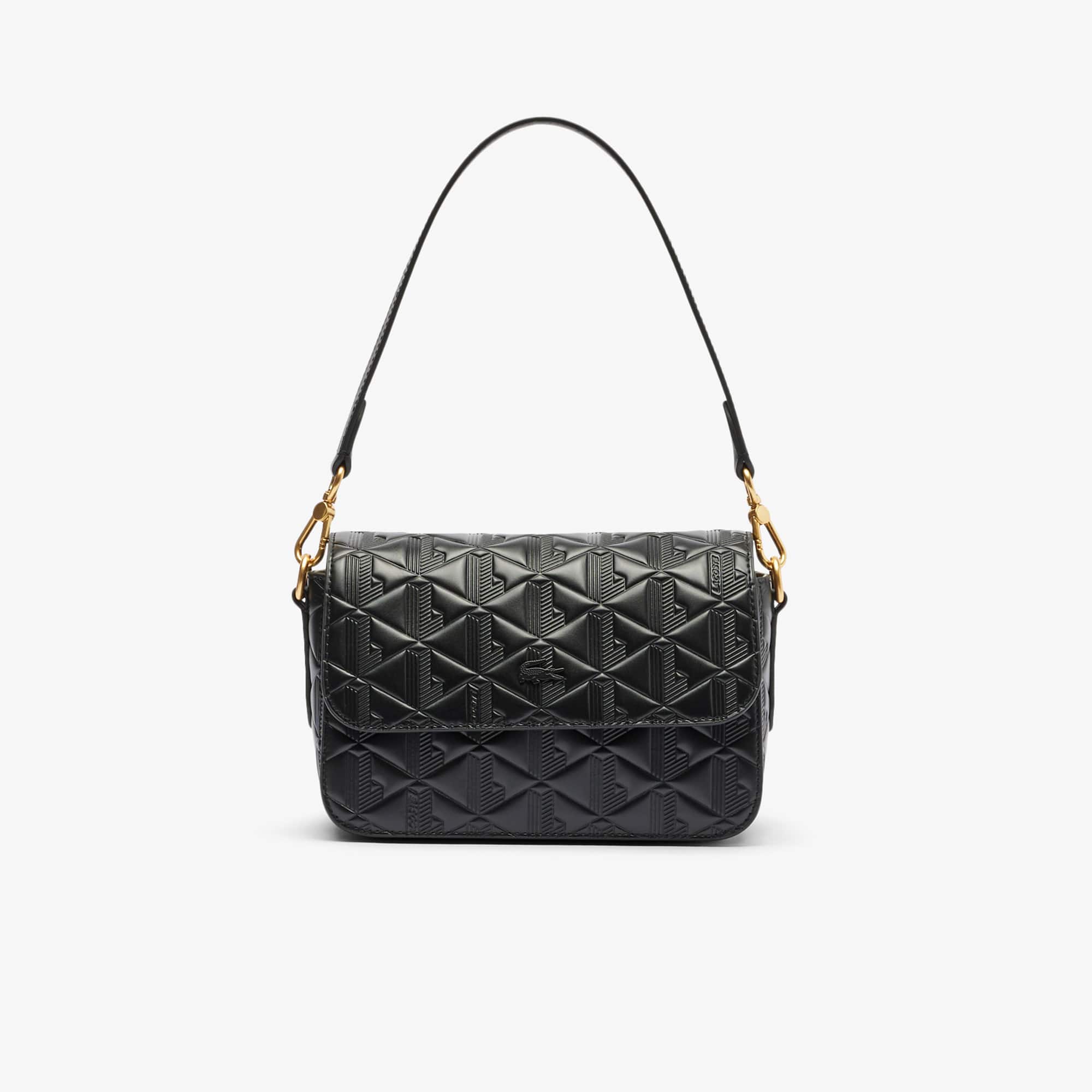 Maheki Embossed Leather Shoulder Bag - Bags - New In 2026 | Lacoste