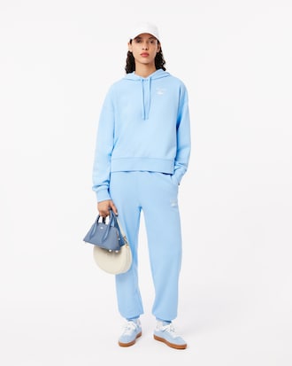 Sudadera con gorro y logo de polar para mujer