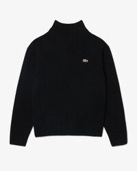 Women's 3D Knit Cashmere High-Neck Sweater