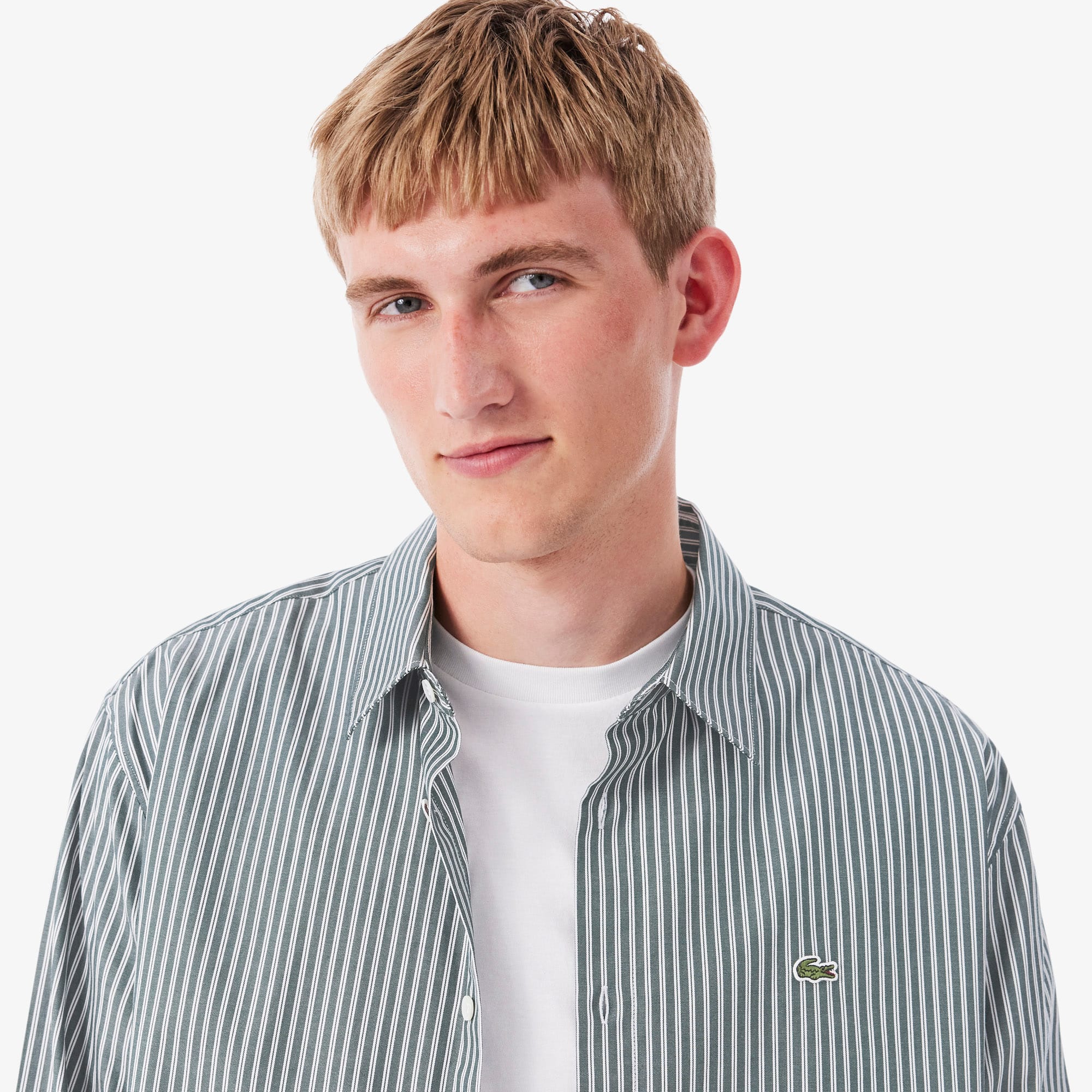 Regular Fit Striped Pinpoint Shirt