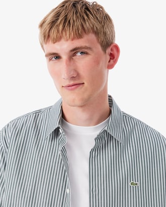 Regular Fit Striped Pinpoint Shirt