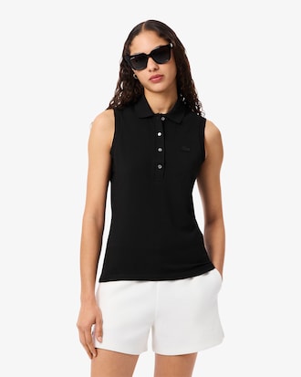 Women's Slim Fit L.12.D Sleeveless Stretch Polo