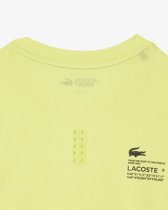 Playera deportiva slim fit de punto elástico