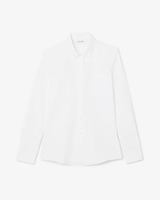 Camisa Para mujer de popel&iacute;n el&aacute;stico slim fit