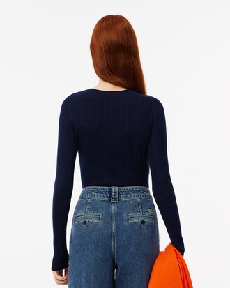 Su&eacute;ter de canal&eacute; 3D de lana merino