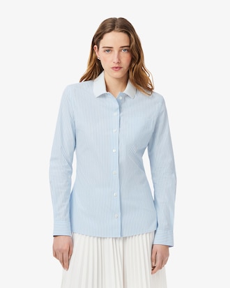 Women's Slim Fit Stretch Poplin Shirt
