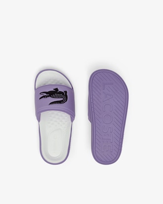 Women's Croco Dualiste Color Contrast Slides