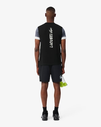 Water-Repellent Color-Block Sport Shorts