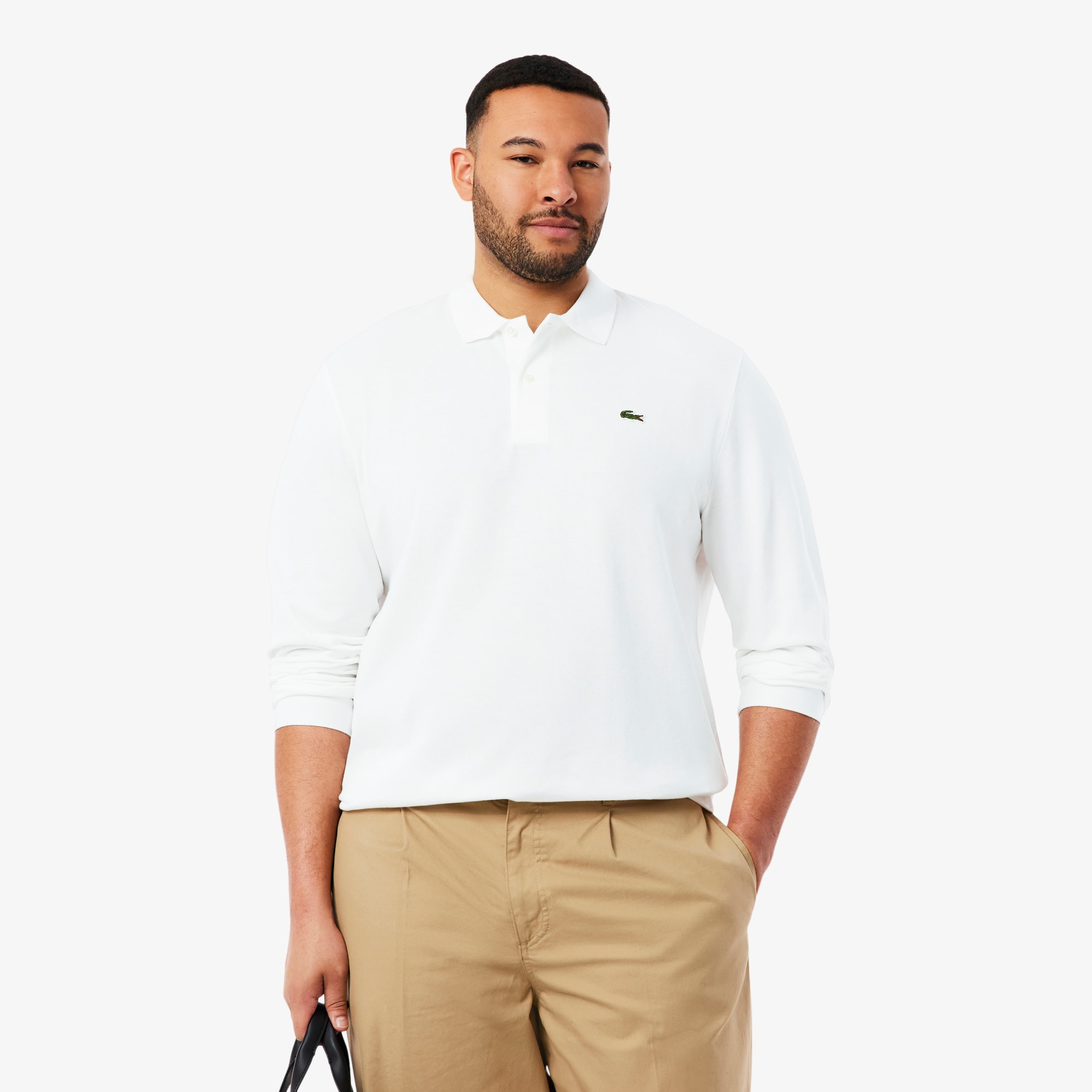 Men's Classic Fit Long Sleeve L.12.12 Polo - Polo Shirts - New In