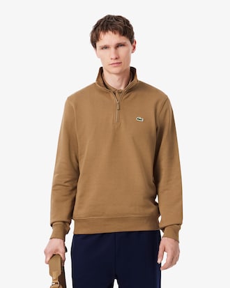 Sudadera Polar con Cuello Alto y Cierre para Hombre