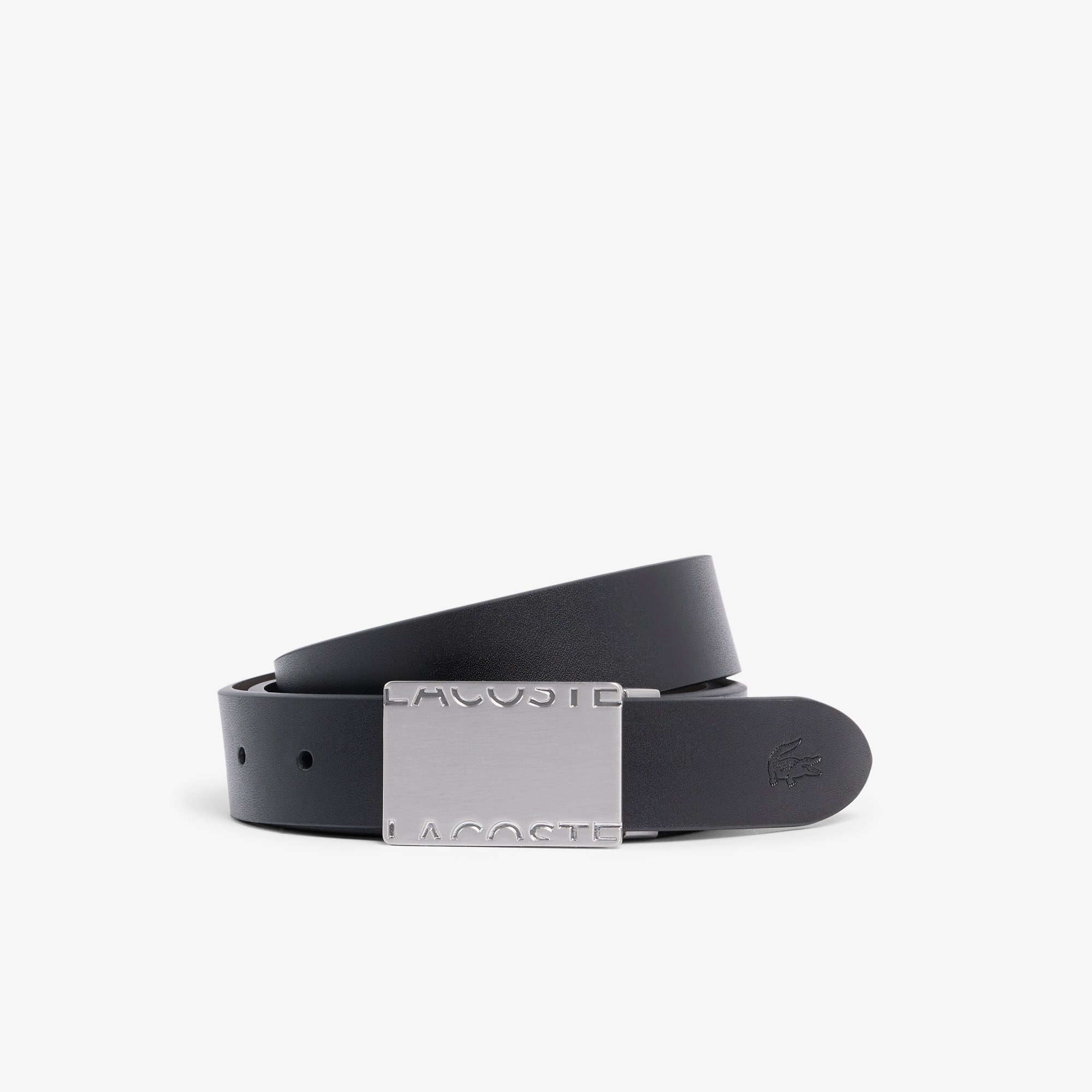 Smooth Leather Belt & Buckle Gift Set