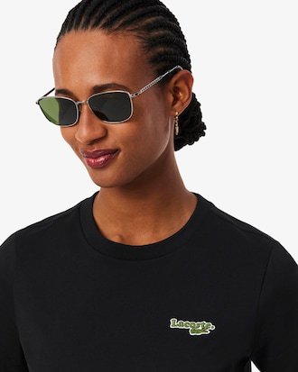 Playera Con Insignia De Algod&oacute;n