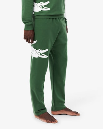Men's Printed Fleece Loungewear Pants