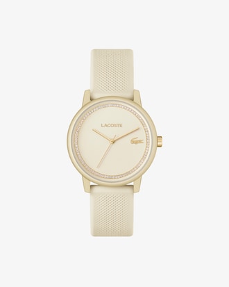 Montre 3&nbsp;aiguilles Lacoste.12.12 Go silicone champagne