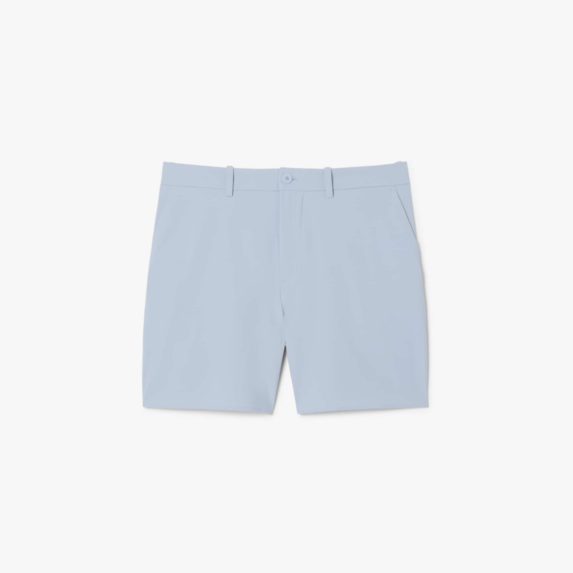 Straight Fit Stretch Bermuda Shorts