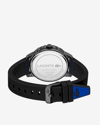 Men&rsquo;s Endurance Multifunctional Black Silicone Watch