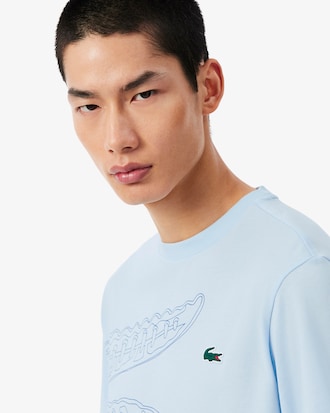 Playera Deportiva con Estampado de Cocodrilo Ultra Dry