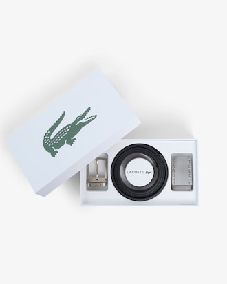 Smooth Leather Belt & Buckle Gift Set