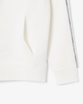 Logo Stripe Zipped Hoodie