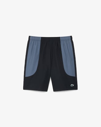 Water-Repellent Color-Block Sport Shorts