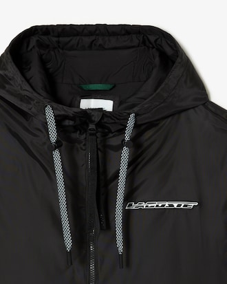 Chamarra de hombre Lacoste acolchada con gorro