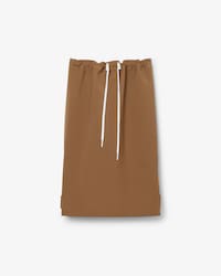 Runway Wool Blend Cargo Skirt