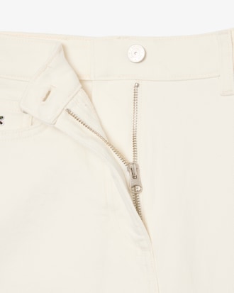 Straight Cut High Waist Denim Jeans