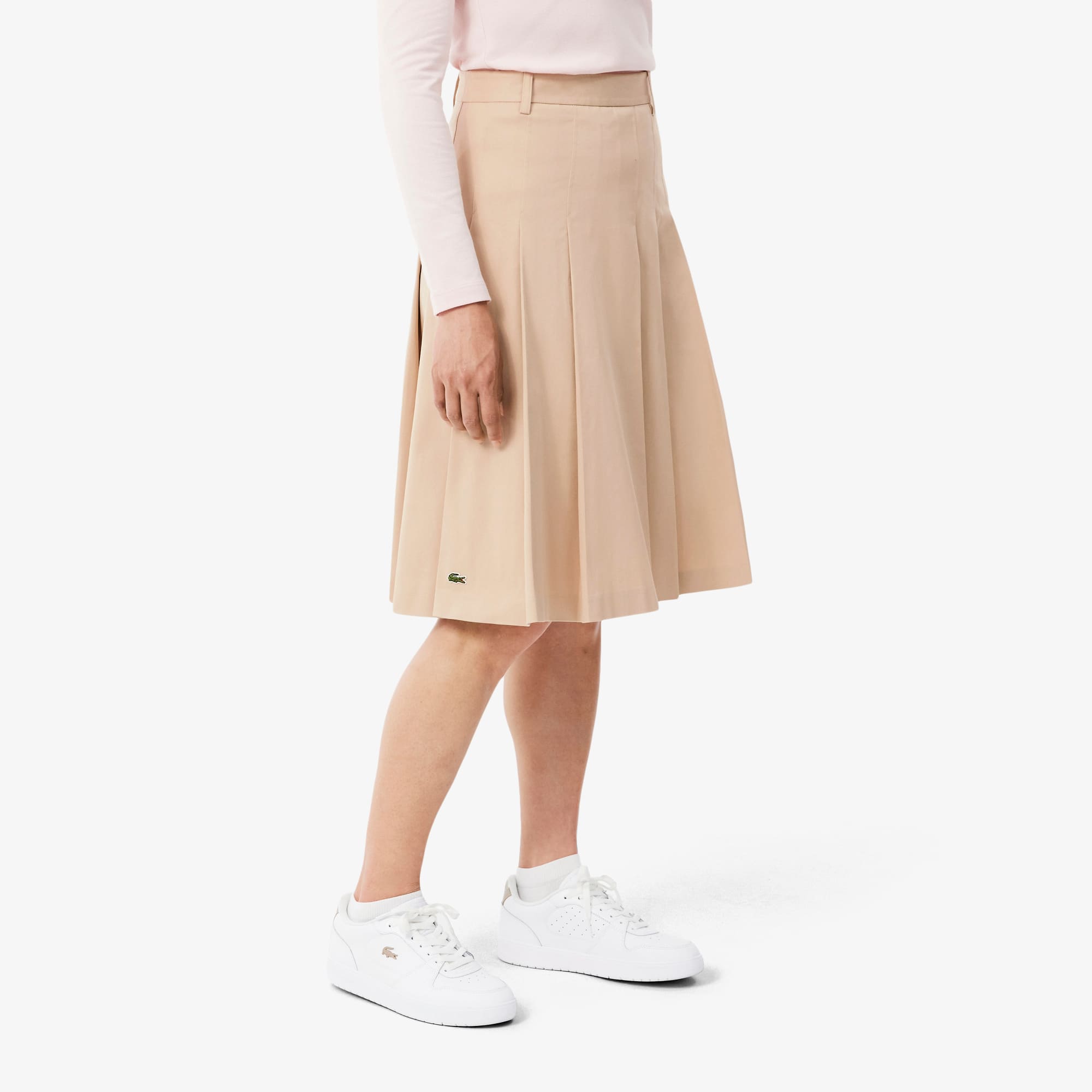 Pleated Gabardine Skirt - Shorts & Skirts - New In 2026 | Lacoste