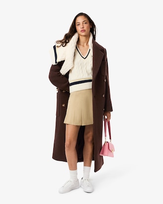 Women's Double-Breasted Wool Coat