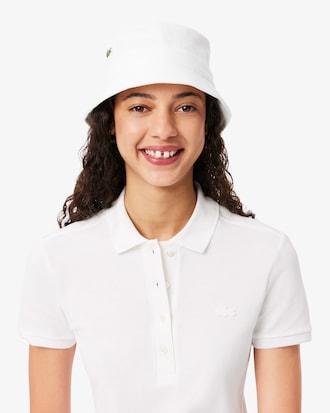 Women's Slim Fit Stretch Mini Piqu&eacute; Polo Dress